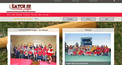 Desktop Screenshot of catch22miracleleague.org